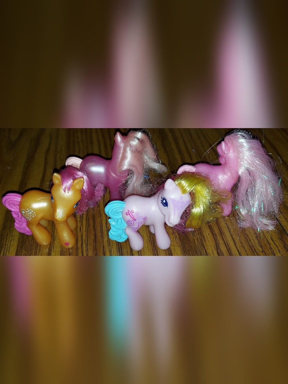4 Vintage Mcdonalds My Little pony Toys